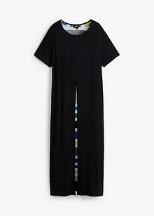 Jerseyklänning i mjuk viskosmix, bonprix