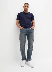 Kortärmad pikétröja i bomull, bonprix