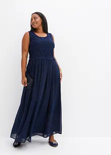 Maxiklänning med spets, bonprix