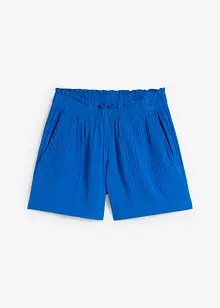 Muslinshorts i bomull, bonprix