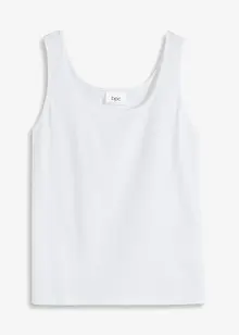 Ribbstickat bomullslinne, bonprix