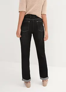 Stretchiga boyfriendjeans med medelhög midja, bonprix