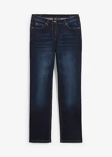 Straight Jeans Mid Waist resårlinning, bonprix