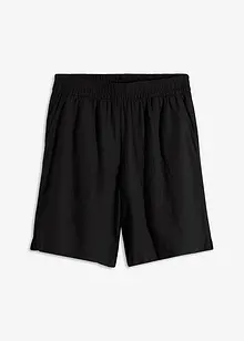 Dra på-bermudas i luftig linnemix, bonprix