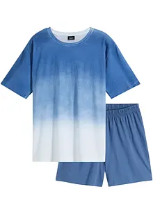 Pyjamas med shorts, av ren bomull, bonprix
