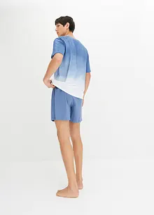 Pyjamas med shorts, av ren bomull, bonprix