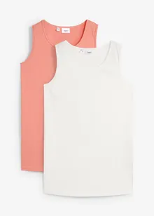 Långt linne (2-pack), bonprix