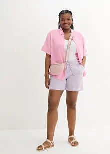 Paperbag-linneshorts, bonprix