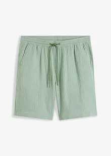 Långa muslinshorts, Regular Fit, bonprix