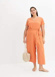 Jumpsuit i kräppad jersey, BODYFLIRT