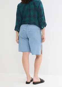 Wide Leg Jeans Bermudas Mid Waist, John Baner JEANSWEAR