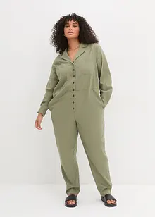 Linnejumpsuit i 7/8-längd, bpc bonprix collection