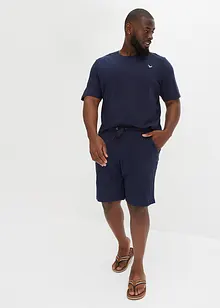 T-shirt och trikåbermudas av ren bomull (2 delar), bonprix