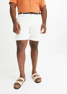 Chinobermudas med bälte, regular fit, bpc bonprix collection