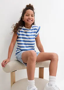 Jerseytopp (2-pack), ekologisk bomull, bonprix