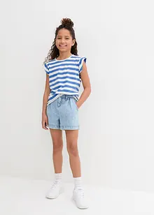 Jerseytopp (2-pack), ekologisk bomull, bonprix