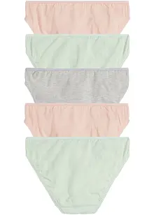 Trosa med ekologisk bomull (5-pack), bonprix