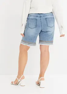 Jeansbermudas med strassapplikation, BODYFLIRT