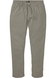 Chinos med linneandel, Regular Fit, Straight, bonprix