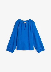 Muslinblus i oversizemodell av bomull, bonprix