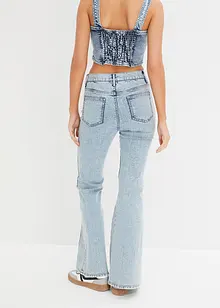 Vida jeans med hög midja, bonprix