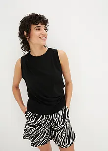 Topp med drapering, bonprix