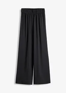 Lätt, böljande palazzobyxa i lång modell med hög midja och bekväm linning, bonprix