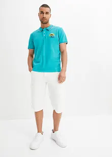Långa jeansbermudas i cargomodell av tunt material, Relaxed Fit, bonprix