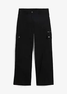 Cargojeans i bomull, Mid Waist, bonprix