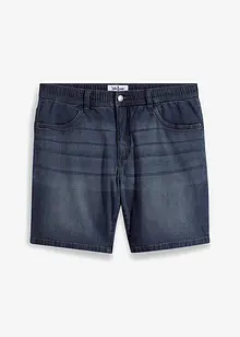 Långa jeansshorts med bekväm midja, Loose Fit, John Baner JEANSWEAR