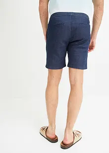 Långa dra på-jeansshorts, Regular Fit (2-pack), John Baner JEANSWEAR