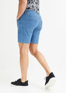 Långa jeansshorts med bekväm midja, Loose Fit, John Baner JEANSWEAR