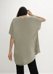 Bigshirt i lätt material med tryck, bonprix