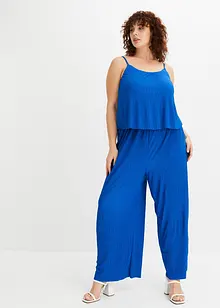 Plisserad jerseyjumpsuit, bonprix