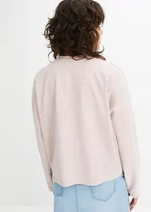 Sweatshirt med tryck i used-look, bonprix