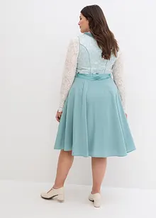 Dirndl med paljettförkläde (2 delar), bonprix