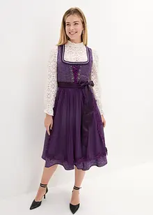 Dirndl med pärlor (2 delar), bonprix