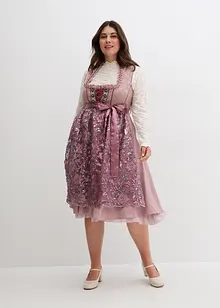 Dirndl med paljettförkläde, bonprix