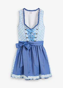 Knälång dirndl med förkläde (2 delar), bonprix