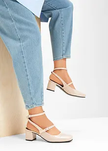 Pumps med remmar, bonprix