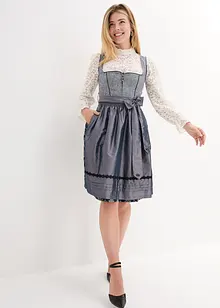 Dirndl i jacquard med förkläde (2 delar), bonprix