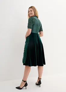 Dirndl med broderat förkläde (2 delar), bonprix