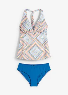 Halternecktankini i återvunnen polyamid (2 delar), bonprix