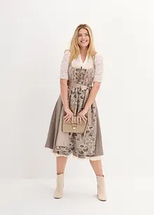 Dirndl med paljettförkläde, bonprix