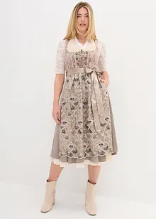 Dirndl med paljettförkläde, bonprix