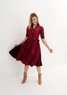 Dirndl med broderat förkläde (2 delar), bonprix