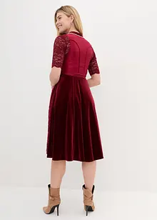 Dirndl med broderat förkläde (2 delar), bonprix