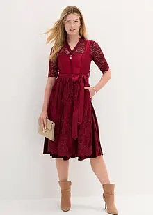 Dirndl med broderat förkläde (2 delar), bonprix