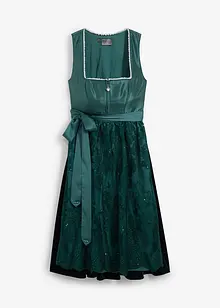 Dirndl med broderat förkläde (2 delar), bonprix