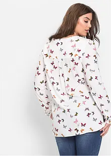 Blus av mjuk viskos, bonprix